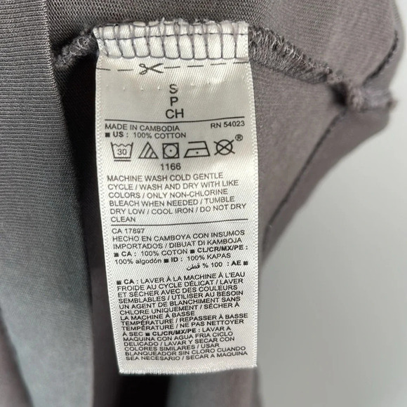 OLD NAVY Panther Grey Vintage Vibe Short Sleeve Pocket T-Shirt Dress Coastal S - Picture 9 of 11